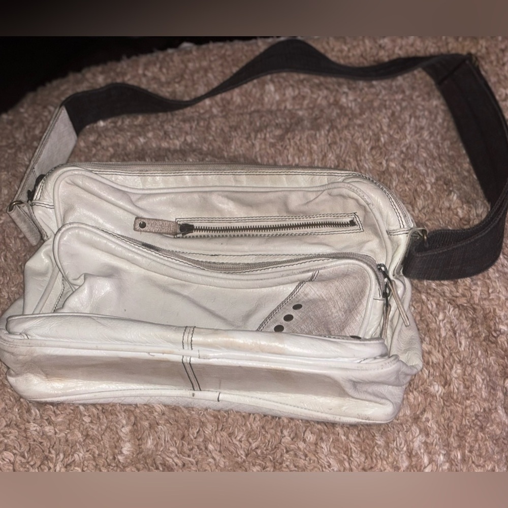 FLUEVOG TOUGH LOVE MESSENGER BAG RARE AND HARD TO FIND